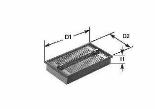 CLEAN FILTERS MA628 Повітряний фільтр