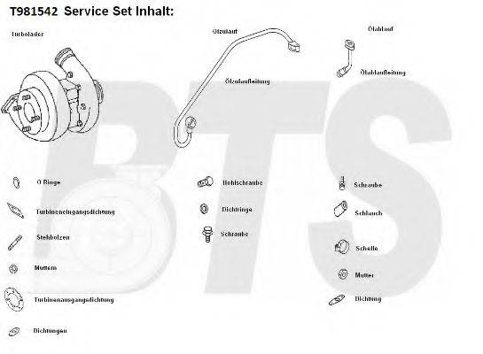 BTS TURBO T981542 Компресор наддув