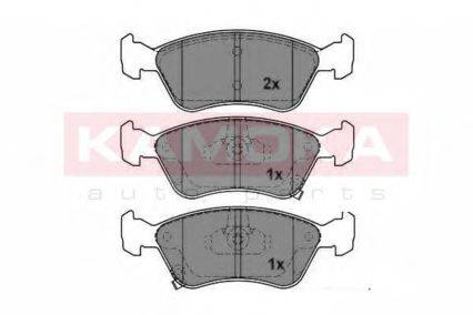 KAMOKA JQ1012642 Комплект гальмівних колодок, дискове гальмо