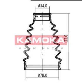 KAMOKA 1146986 Пильовик, приводний вал