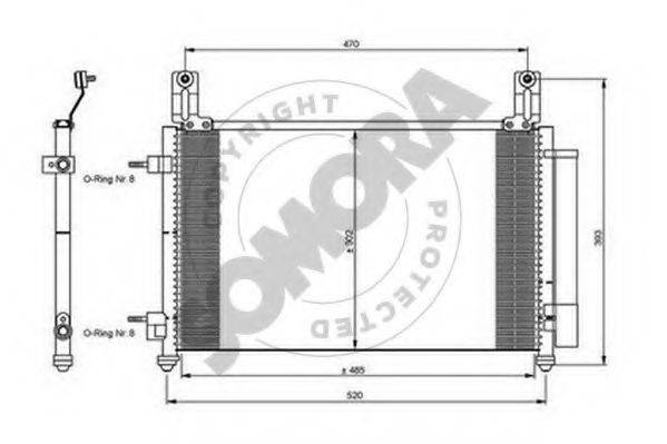 SOMORA 060260 Конденсатор, кондиціонер