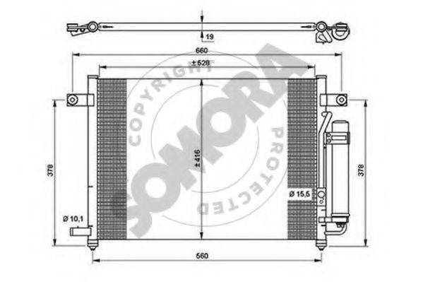 SOMORA 061160 Конденсатор, кондиціонер