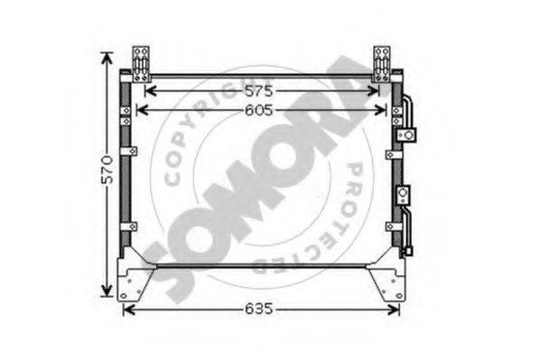 SOMORA 065060 Конденсатор, кондиціонер