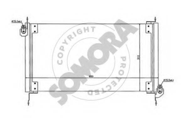 SOMORA 087060 Конденсатор, кондиціонер