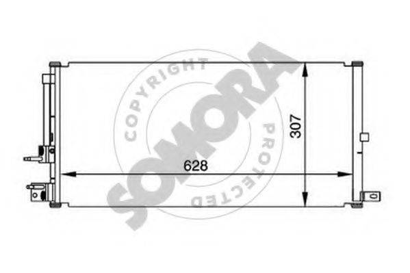 SOMORA 095260D Конденсатор, кондиціонер
