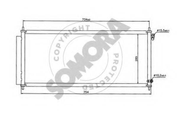 SOMORA 120060A Конденсатор, кондиціонер