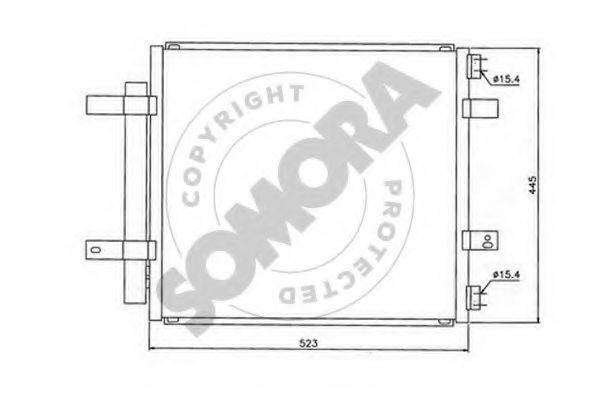 SOMORA 156060 Конденсатор, кондиціонер
