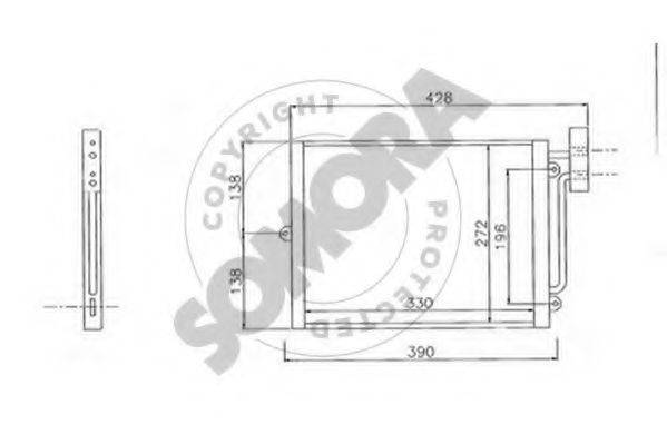 SOMORA 231060 Конденсатор, кондиціонер