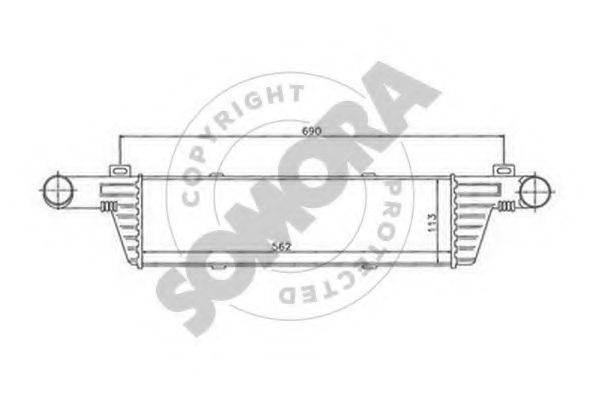SOMORA 170645B Інтеркулер