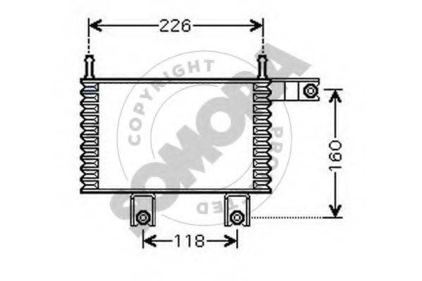 SOMORA 137066 масляний радіатор, моторне масло