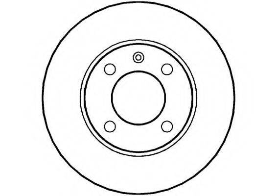 NATIONAL NBD035 гальмівний диск