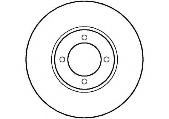 NATIONAL NBD051 гальмівний диск
