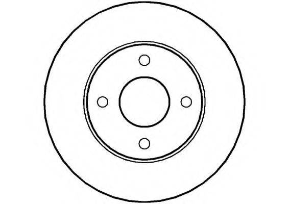 NATIONAL NBD063 гальмівний диск