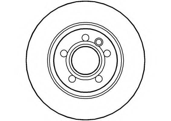 NATIONAL NBD1075 гальмівний диск