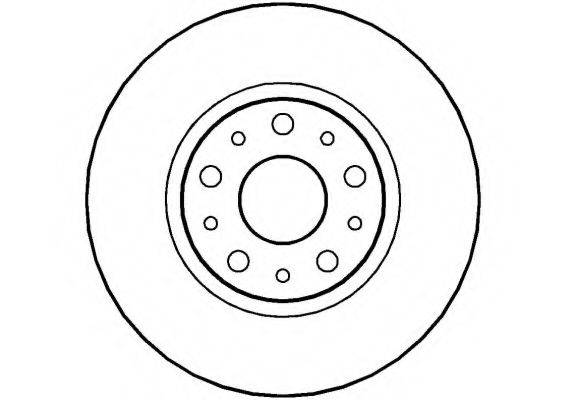 NATIONAL NBD1227 гальмівний диск