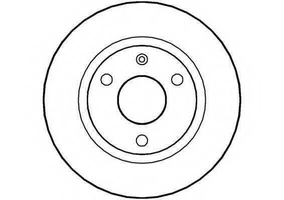 NATIONAL NBD129 гальмівний диск