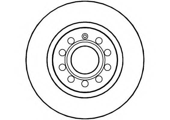 NATIONAL NBD1293 гальмівний диск