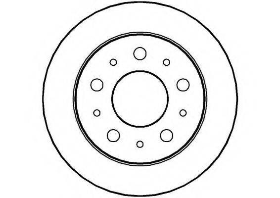 NATIONAL NBD1311 гальмівний диск