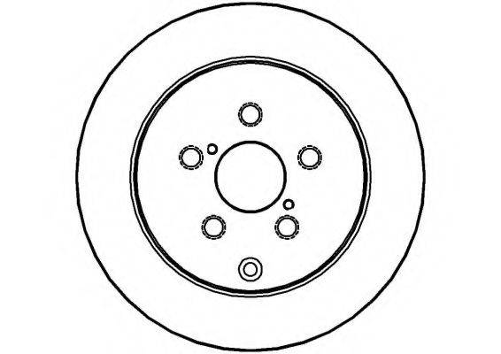 NATIONAL NBD1325 гальмівний диск