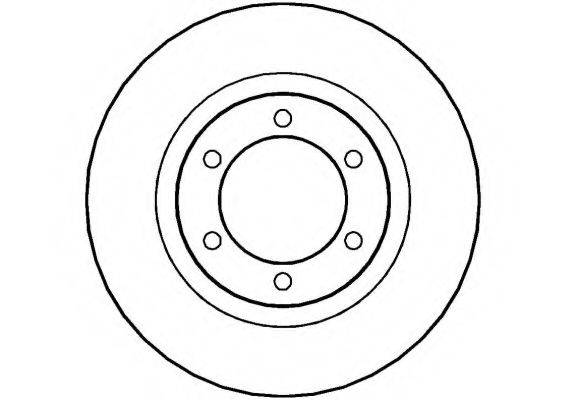 NATIONAL NBD1349 гальмівний диск