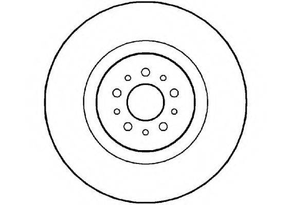 NATIONAL NBD1483 гальмівний диск