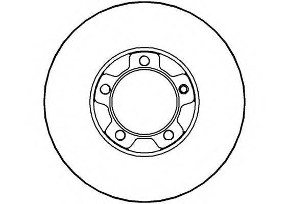 NATIONAL NBD149 гальмівний диск