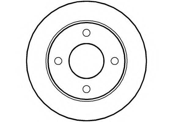NATIONAL NBD188 гальмівний диск