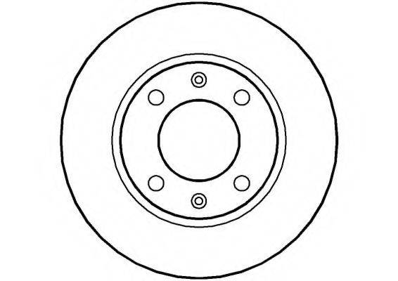 NATIONAL NBD198 гальмівний диск