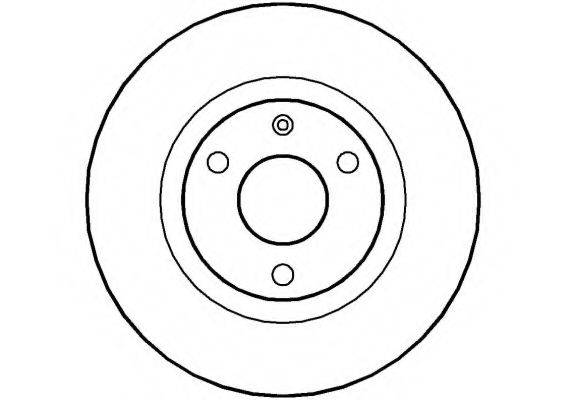 NATIONAL NBD298 гальмівний диск