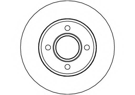 NATIONAL NBD301 гальмівний диск