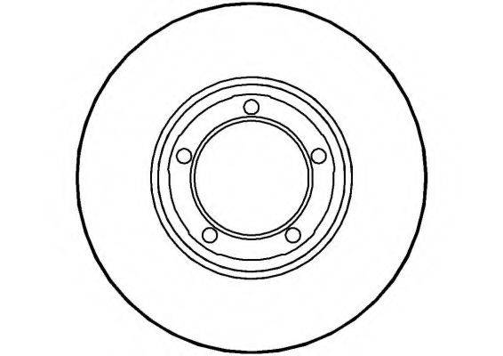 NATIONAL NBD365 гальмівний диск