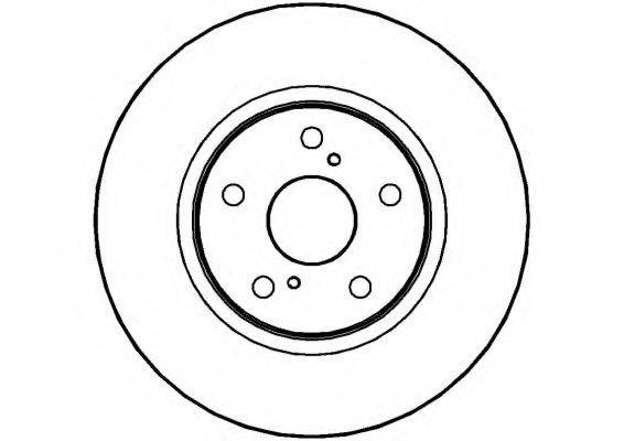 NATIONAL NBD375 гальмівний диск
