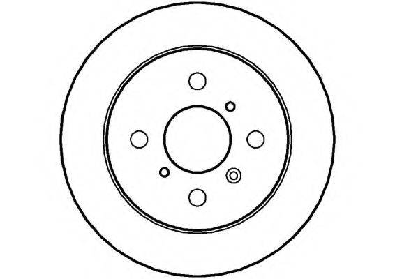 NATIONAL NBD437 гальмівний диск