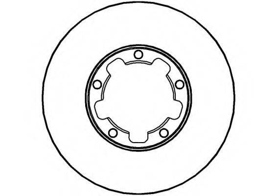 NATIONAL NBD481 гальмівний диск