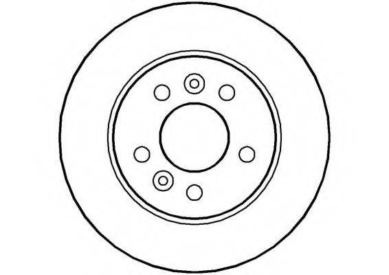 NATIONAL NBD496 гальмівний диск