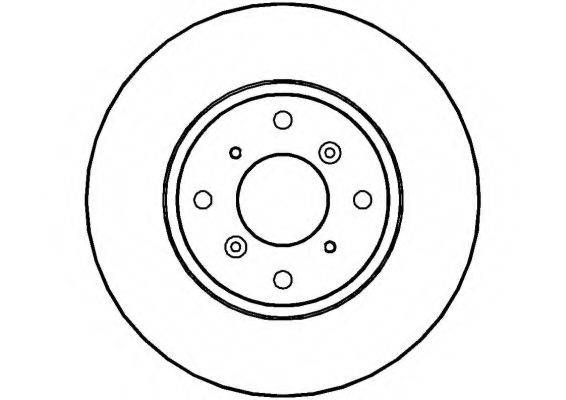 NATIONAL NBD518 гальмівний диск