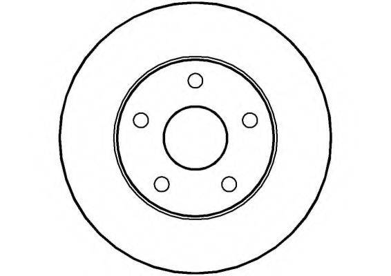 NATIONAL NBD562 гальмівний диск