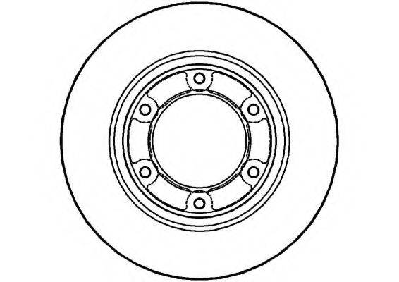 NATIONAL NBD573 гальмівний диск