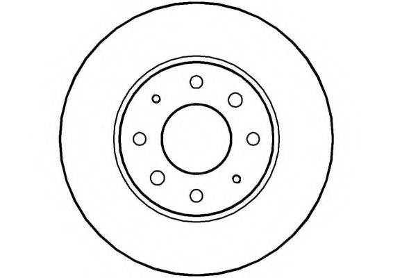 NATIONAL NBD586 гальмівний диск
