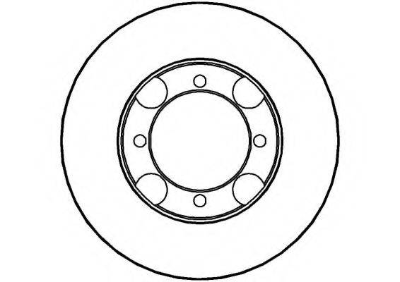 NATIONAL NBD589 гальмівний диск