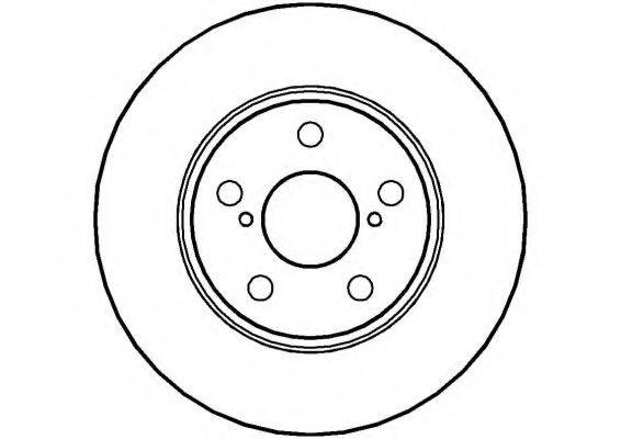 NATIONAL NBD614 гальмівний диск