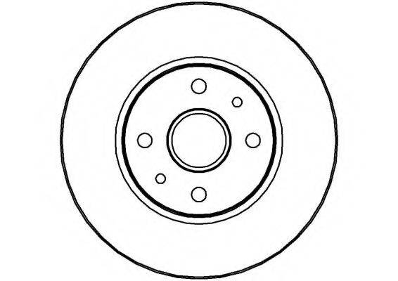 NATIONAL NBD624 гальмівний диск