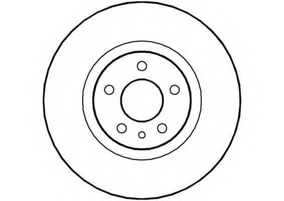 NATIONAL NBD659 гальмівний диск