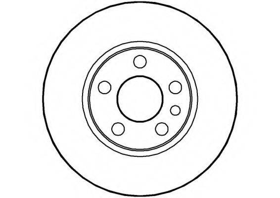 NATIONAL NBD777 гальмівний диск