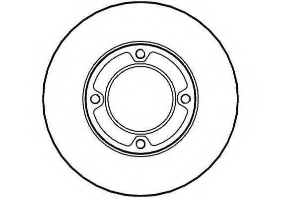 NATIONAL NBD795 гальмівний диск