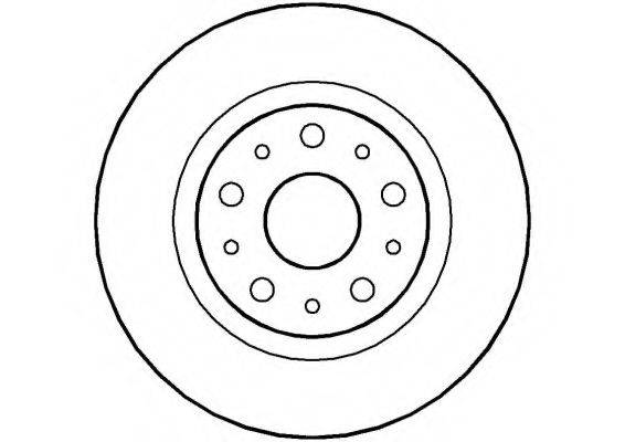 NATIONAL NBD801 гальмівний диск