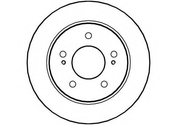 NATIONAL NBD822 гальмівний диск