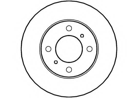 NATIONAL NBD837 гальмівний диск