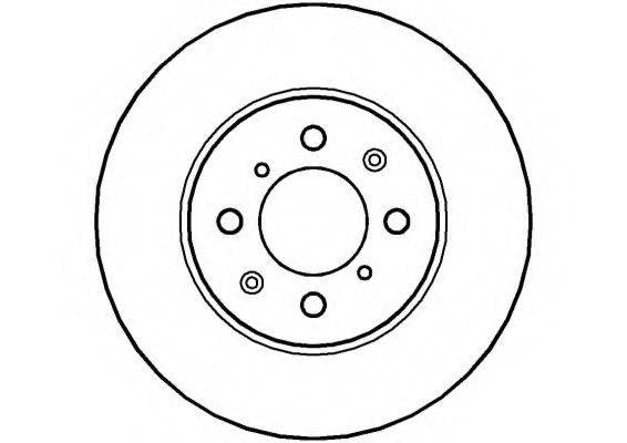 NATIONAL NBD867 гальмівний диск
