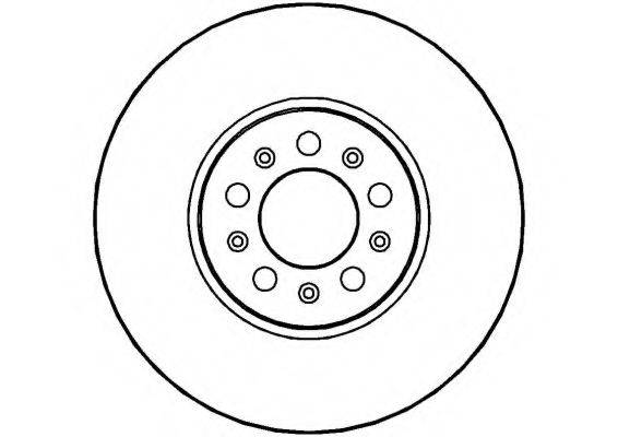 NATIONAL NBD875 гальмівний диск